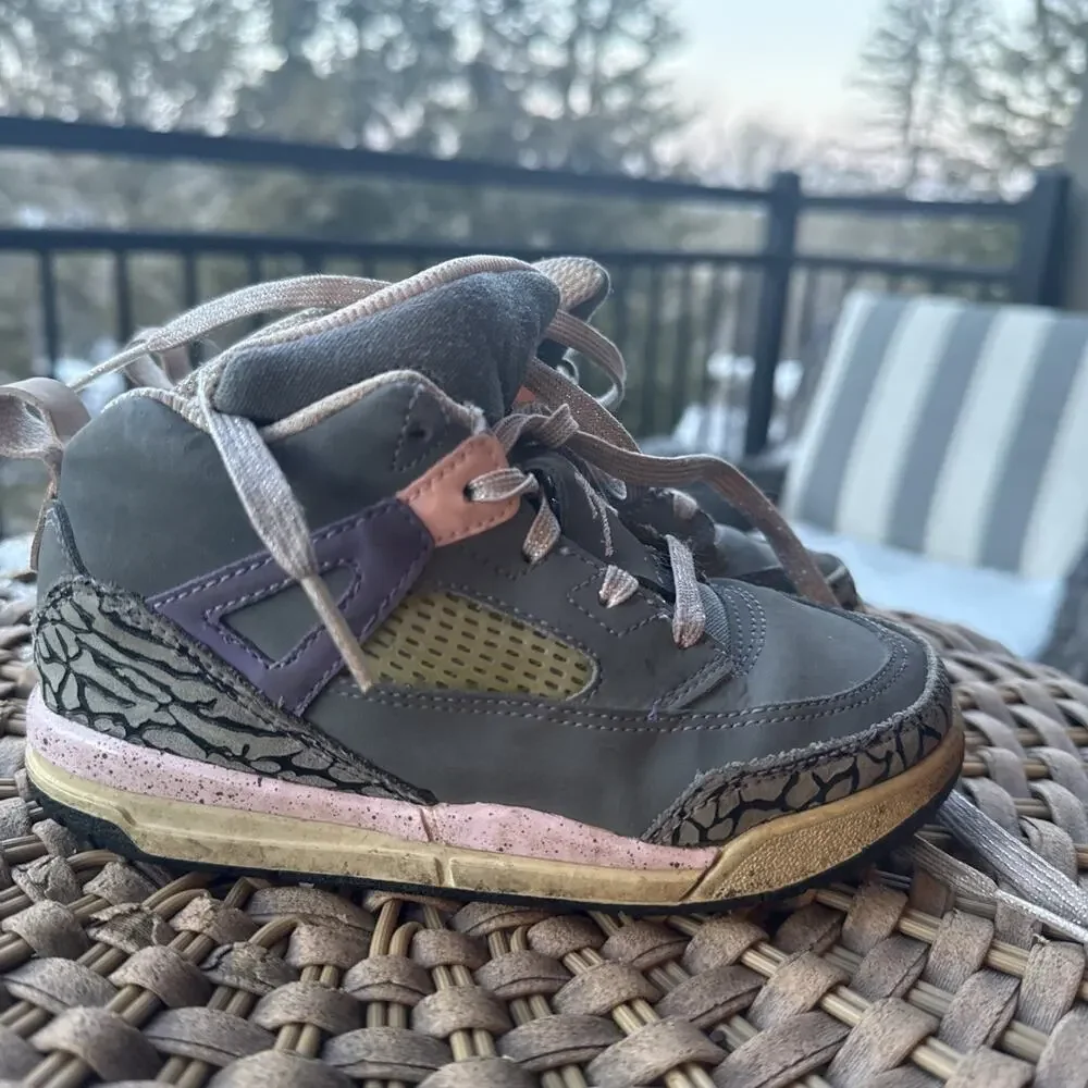 Nike Jordan Spizike GS Kids Shoes Purple Rain Size 10C Child 9.5 UK 27 EU